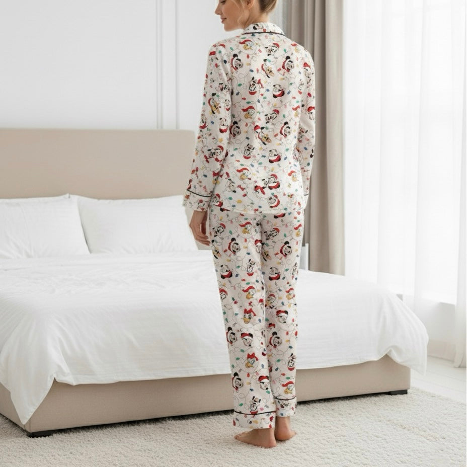 Adult Matching Christmas Pajamas for Couples - Cozy Family Holiday PJs