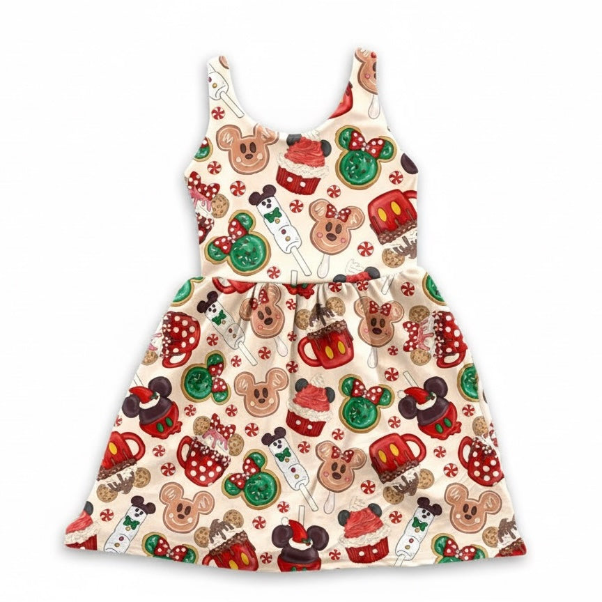 Girls Christmas Disney Kids Disney Dress, Girls Disney Dress, Girls ChristmasDisney Outfit, Disney World Dress Kids, Christmas Dress