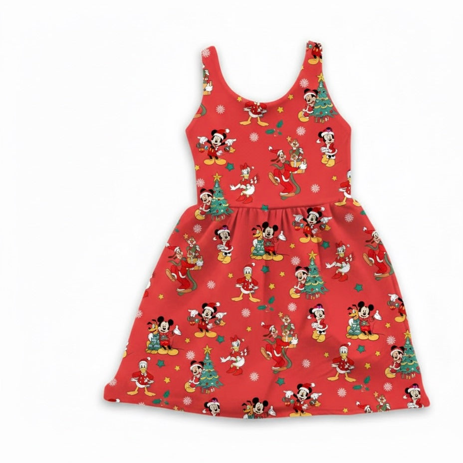 Girls Christmas Disney Kids Disney Dress, Girls Disney Dress, Girls ChristmasDisney Outfit, Disney World Dress Kids, Christmas Dress