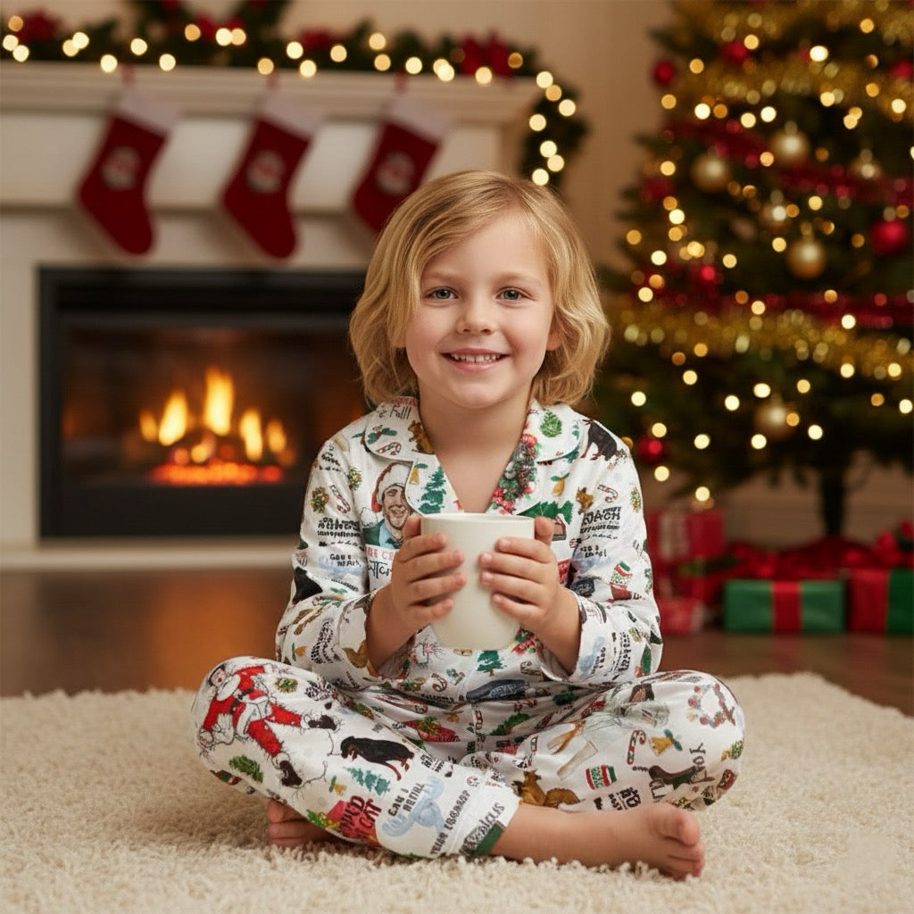 Kids Matching Family Christmas Pajamas - Cozy Holiday PJs for the Whole Crew