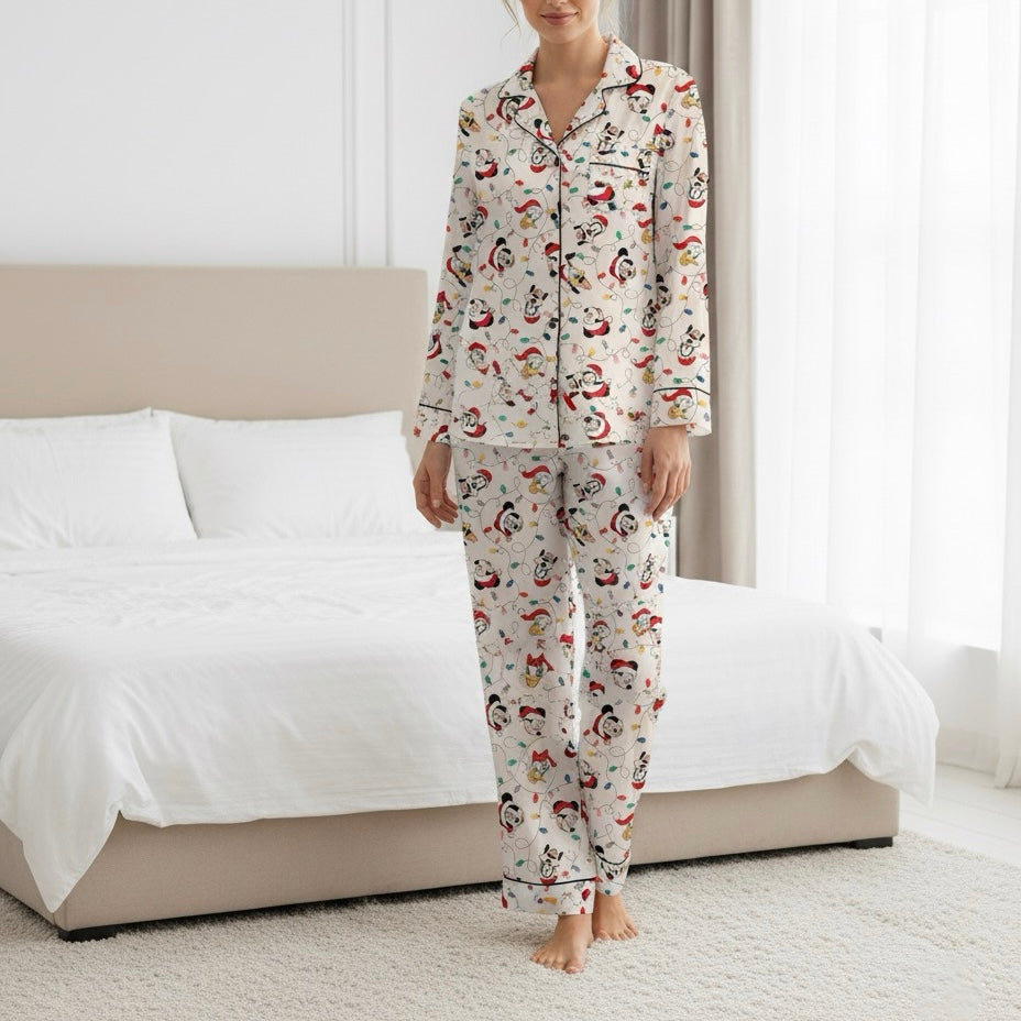 Adult Matching Christmas Pajamas for Couples - Cozy Family Holiday PJs